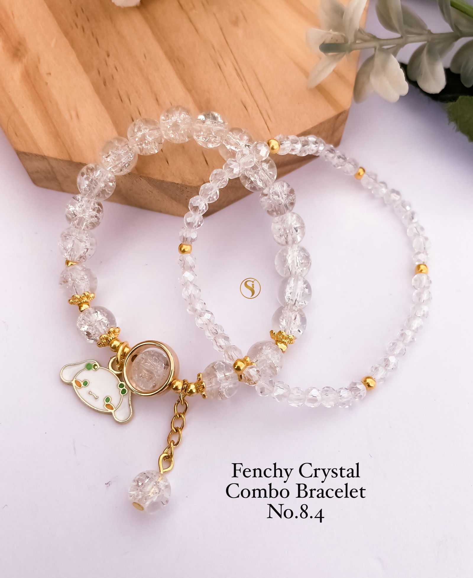 2 Fenchy Crystal  Bracelets Combo Wholesale Shop In Surat
